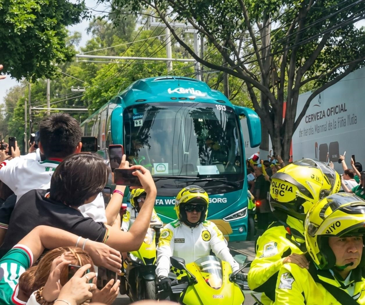 Así llegó la Selección Mexicana al Estadio Ciudad de México