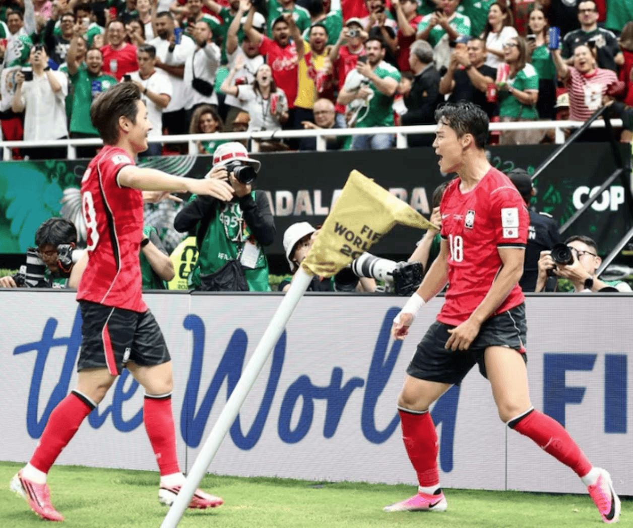 Corea del Sur agradece apoyo de afición mexicana