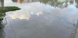 Obra los deja bajo el agua