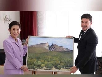 Hisako de Takamado, princesa de Japón, llega a Nuevo León