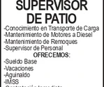 (LOGO) SOLICITA: *SUPERVISOR 