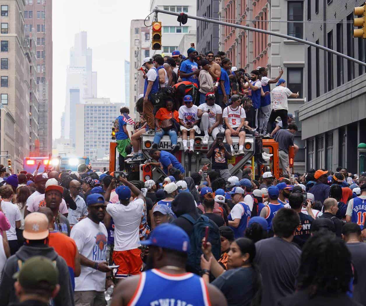 Knicks celebran su campeonato