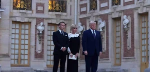 Logra Macron firma de Trump al pacto de paz