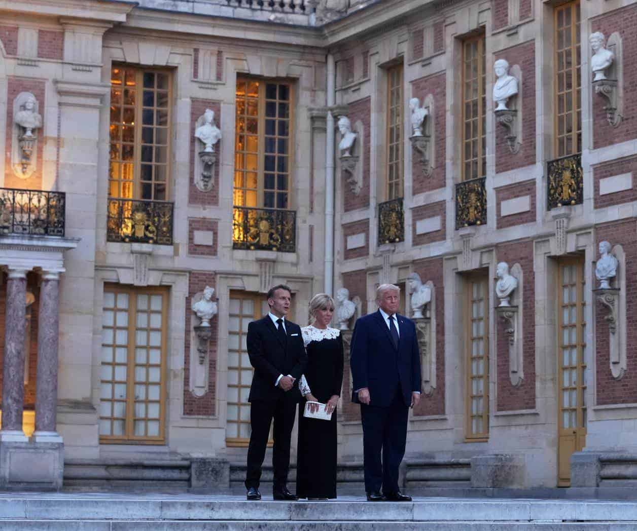 Logra Macron firma de Trump al pacto de paz