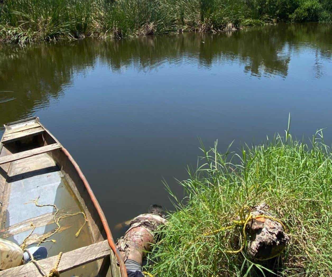 Localizan cadáver en la laguna de El Contadero