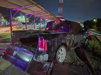  Embiste el tren a camioneta en Río Bravo; hay un lesionado