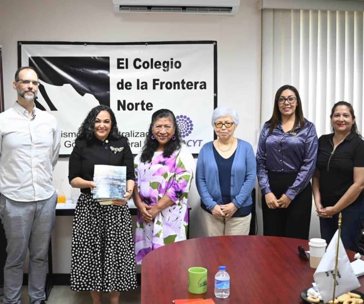 Senadora Olga Sosa acuerda cooperación con el Colegio de la Frontera Norte