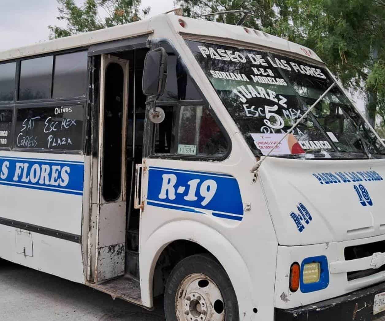 Retiran de circulación microbuses con fallas