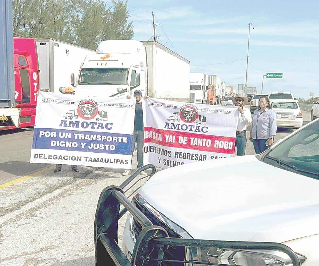Exigen transportistas  seguridad carretera