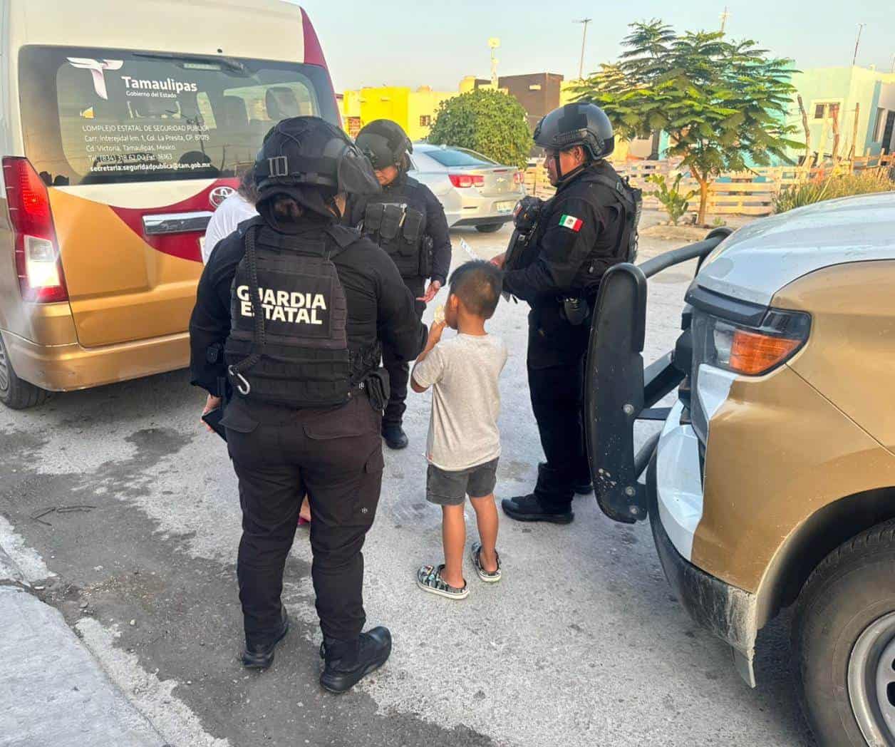 Guardia Estatal de Género rescata a niños extraviados