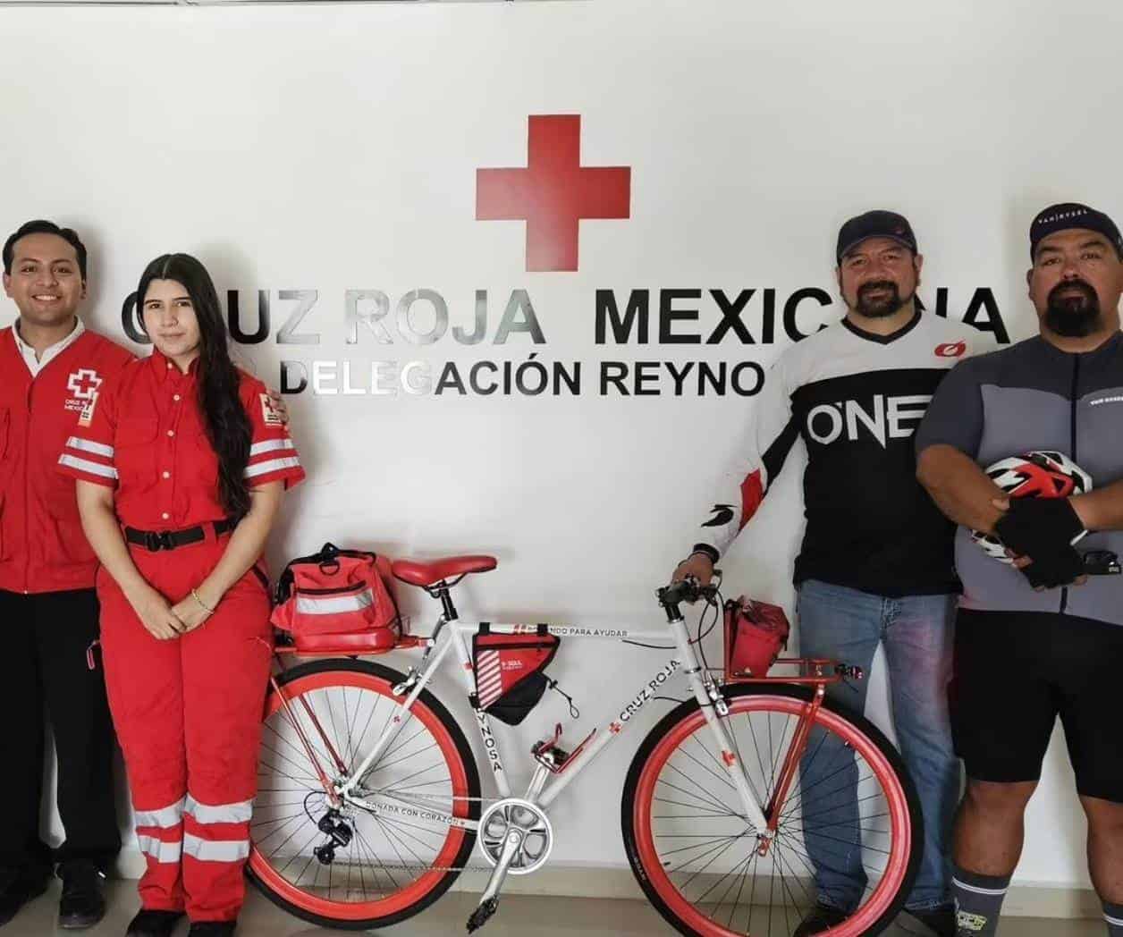Donan bicicleta a la delegación de la Cruz Roja de esta ciudad
