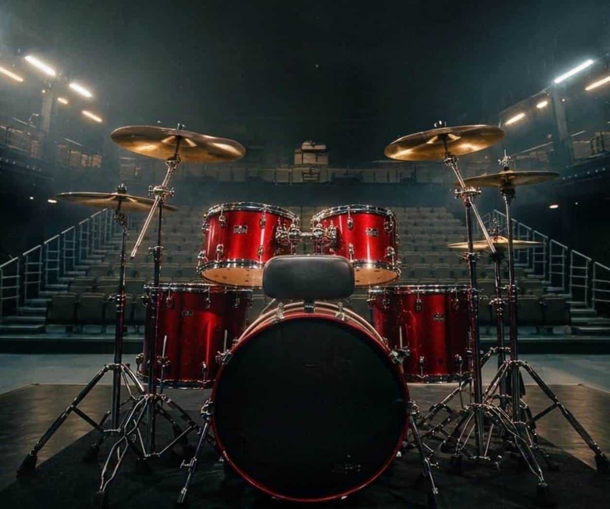 Exhibición de bateristas en el Parque Cultural