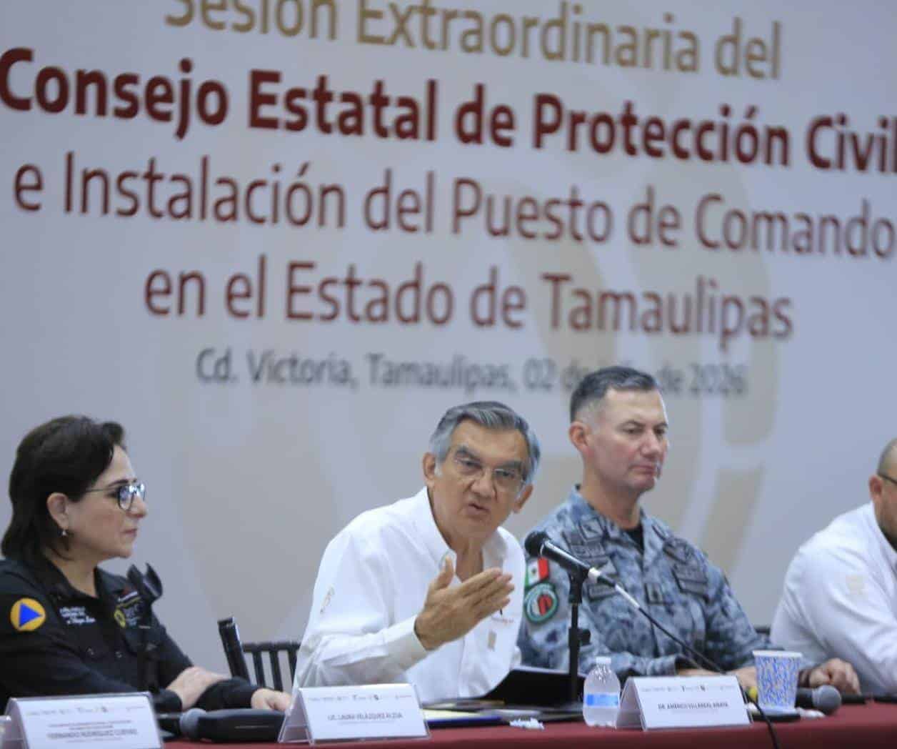 Se declara Tamaulipas listo para temporada de lluvias