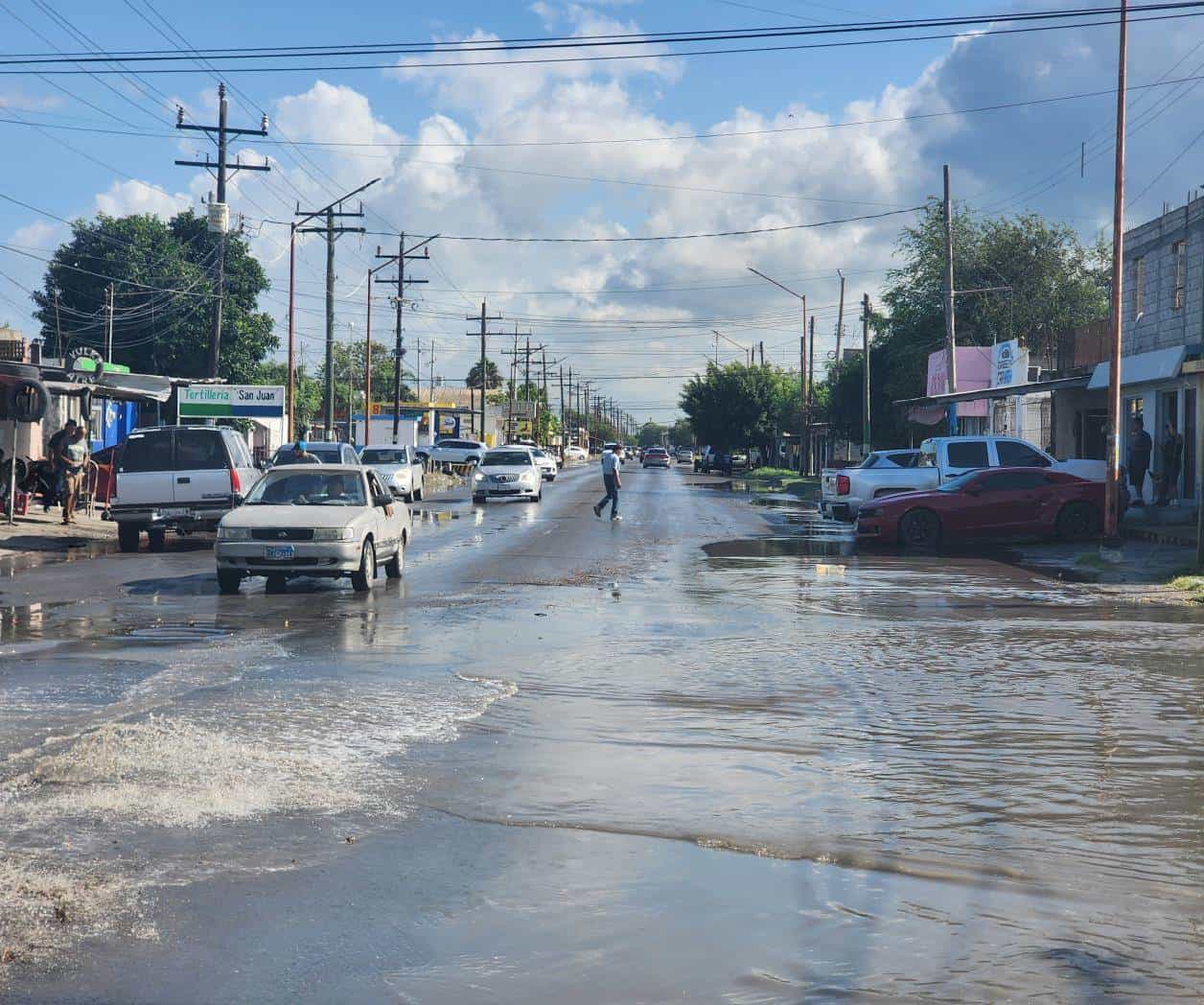 Lluvia inesperada sorprendió a Valle Hermoso