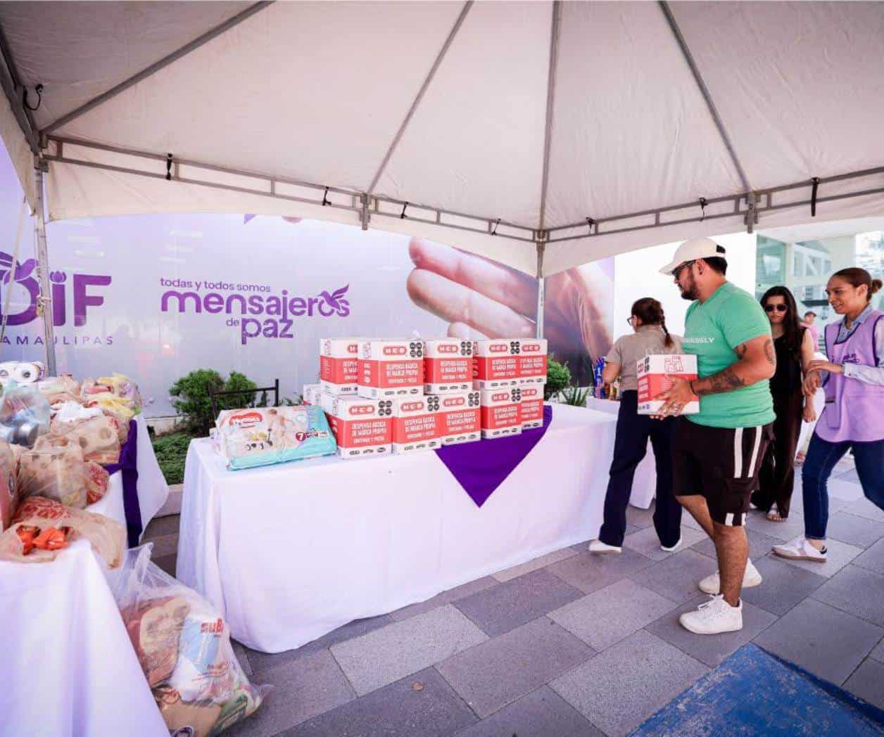 Abre DIF Tamaulipas acopio para Venezuela Abre DIF Tamaulipas acopio para Venezuela