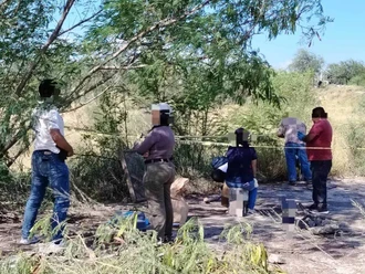 Hallan restos humanos