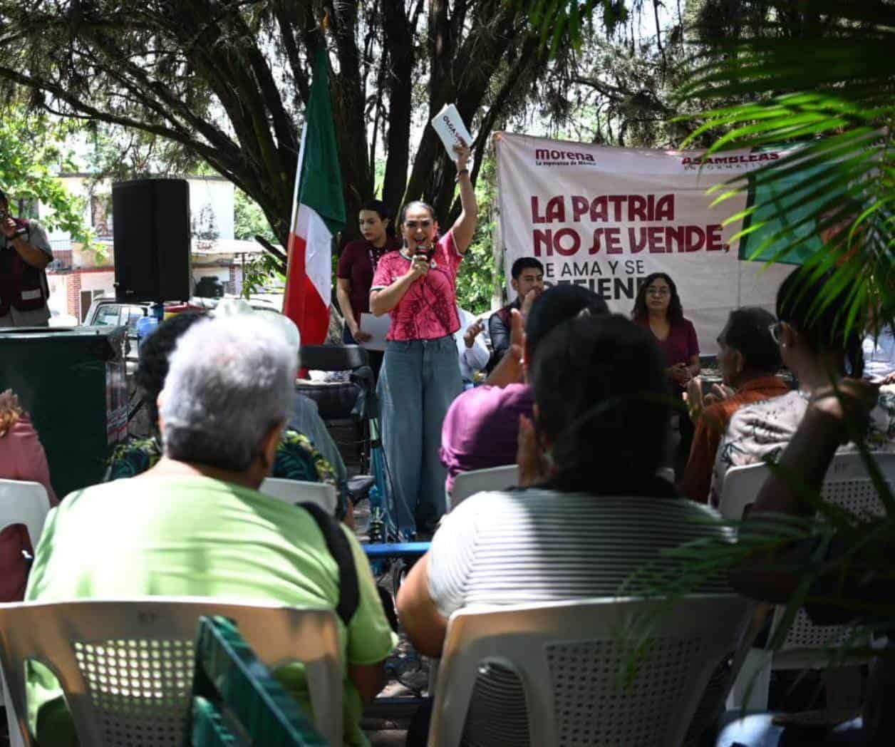 Olga Sosa demanda  defender la soberanía