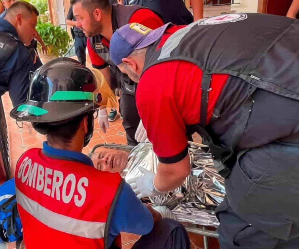 Salvan a hombre tras  paro cardiorrespiratorio