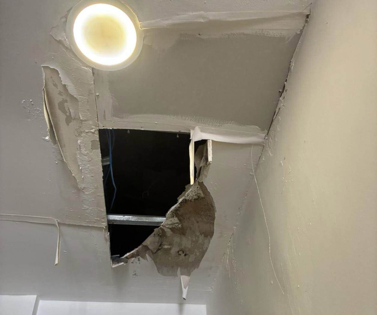 Colapsa techo de Centro de Salud en Río Bravo por lluvias