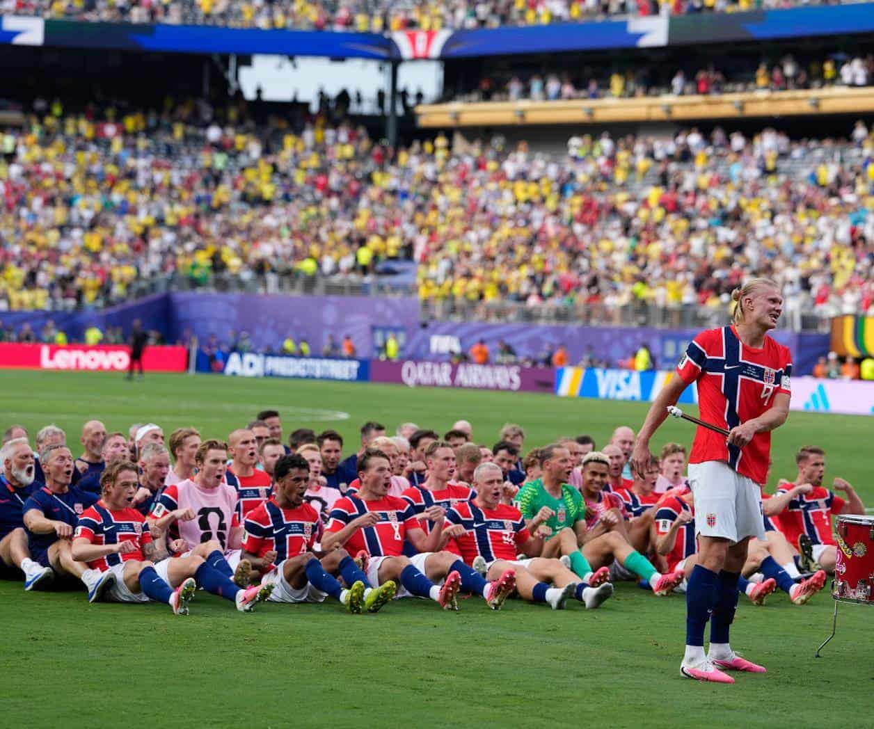 Erling Haaland aviva el orgullo futbolero noruego