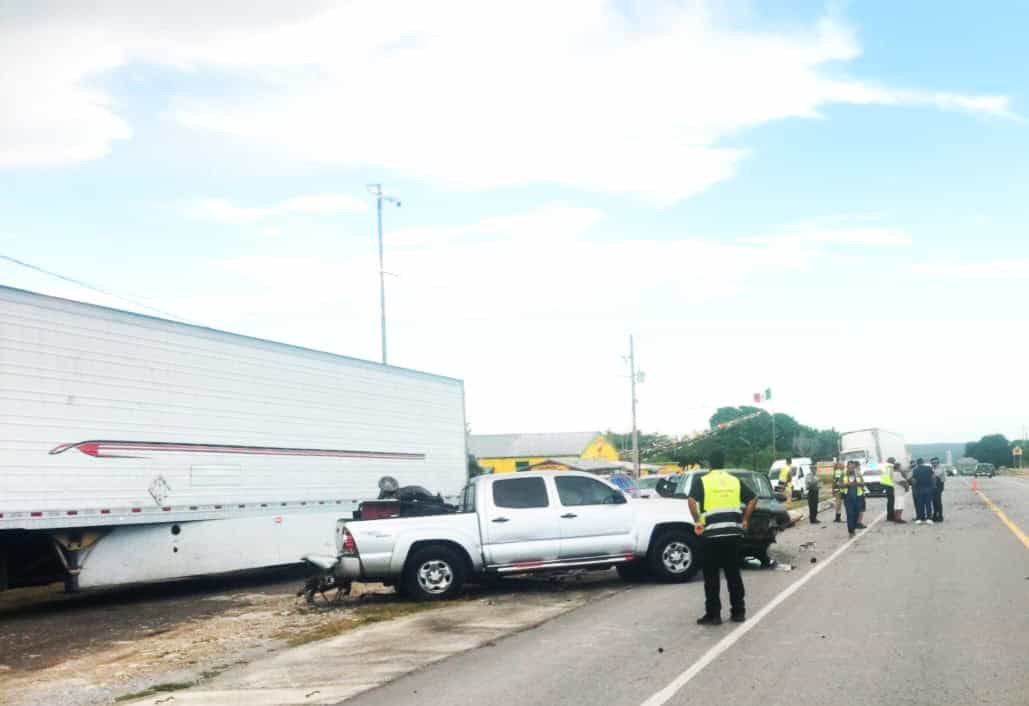  Choque en la Victoria-Matamoros deja dos lesionados