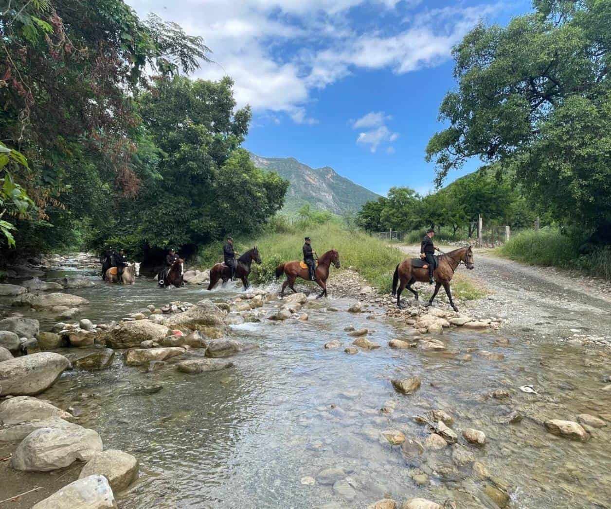Refuerzan vigilancia  a caballo en la región