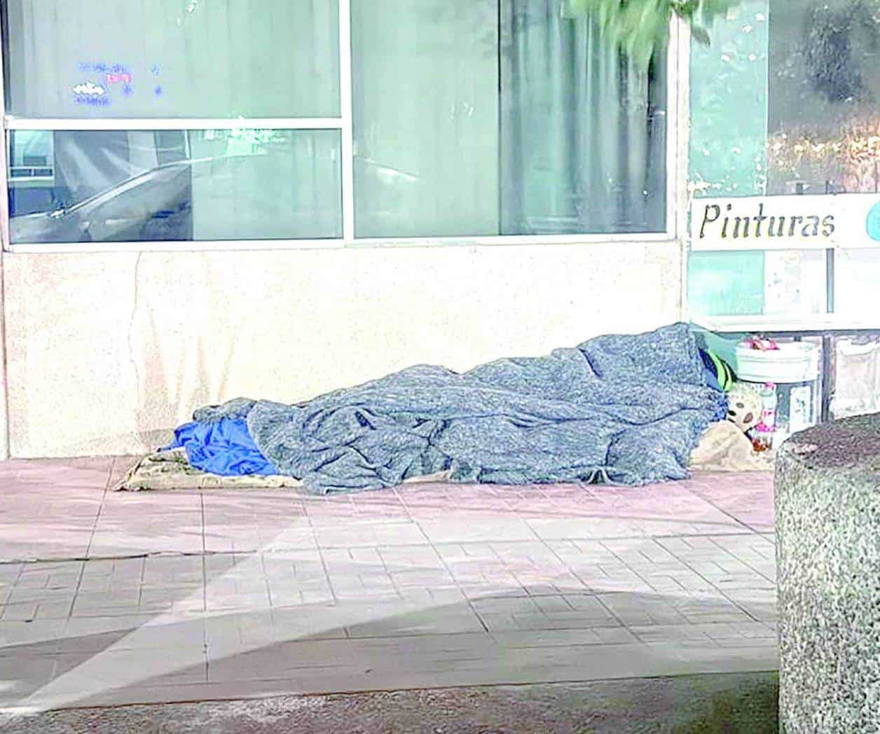 Aumentan casos de personas sin techo