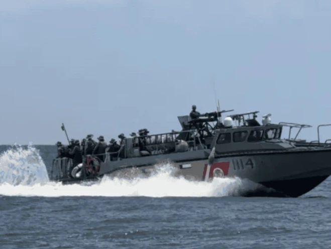 Armada de México realiza ejercicio militar en Veracruz