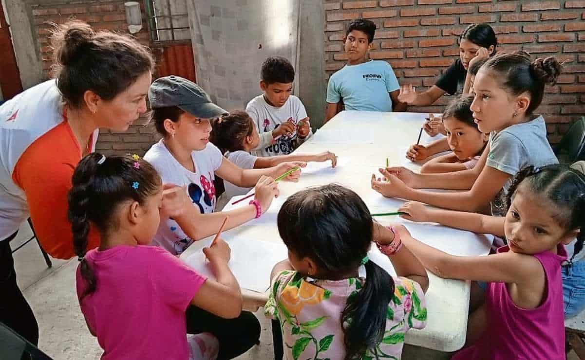 Estudian en Matamoros más de 70 niños migrantes