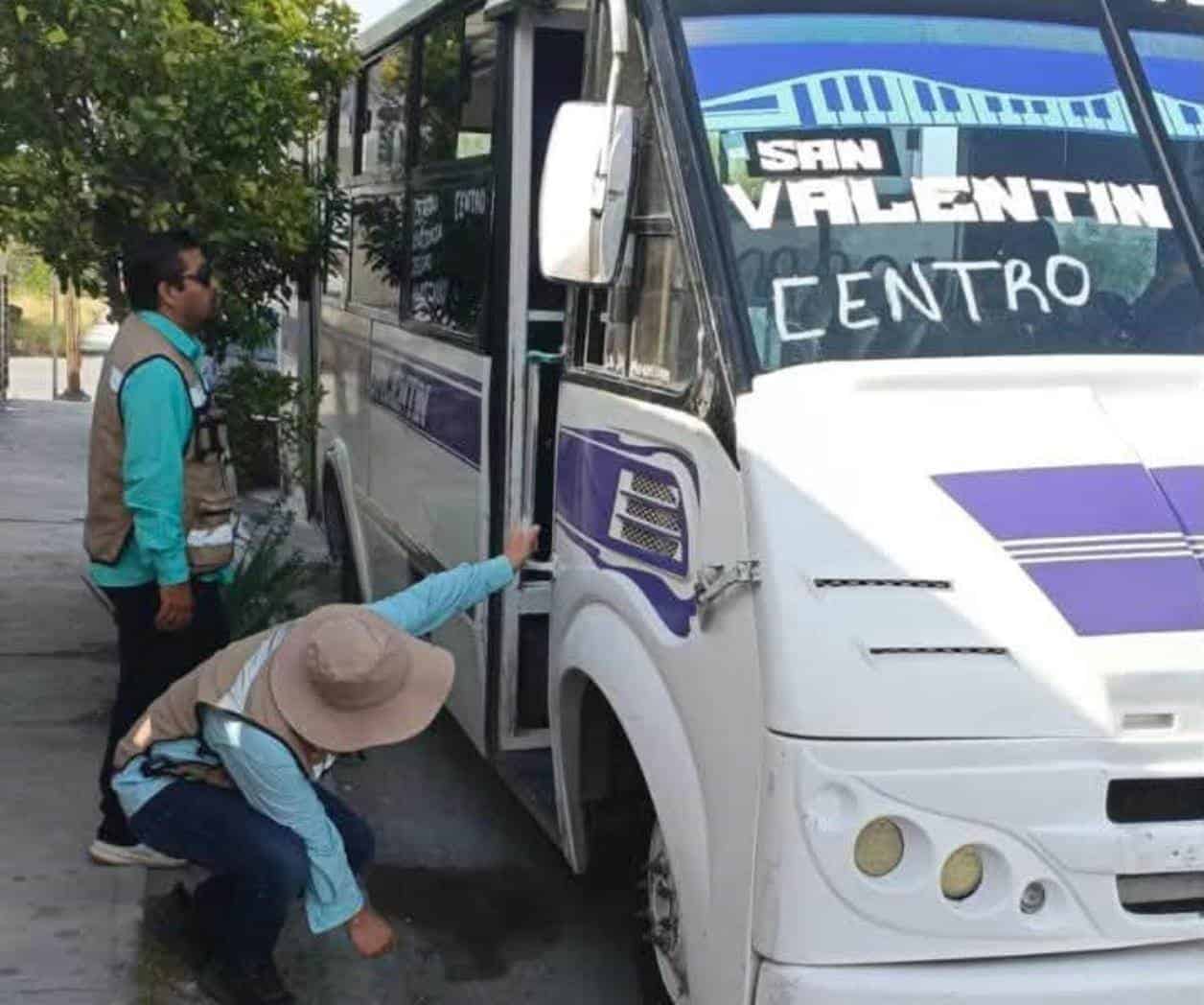 Sacan de circulación 89 unidades del transporte