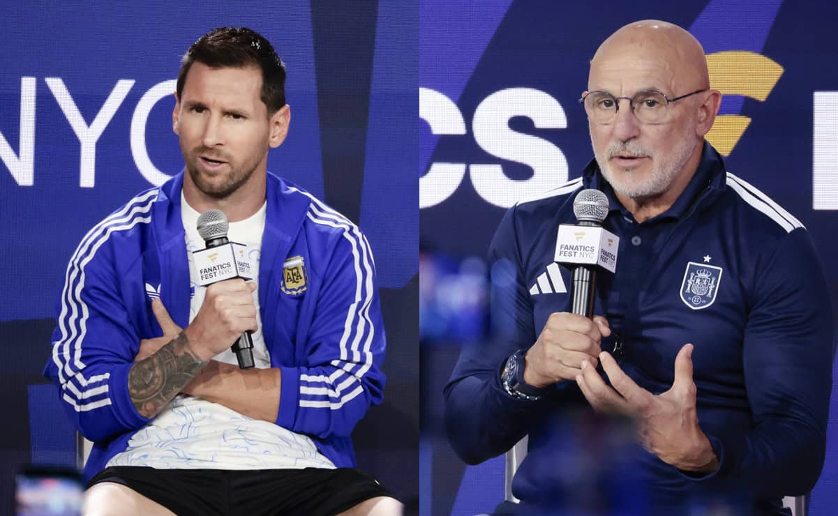 De la Fuente recuerda cuando Messi le metió 4 goles
