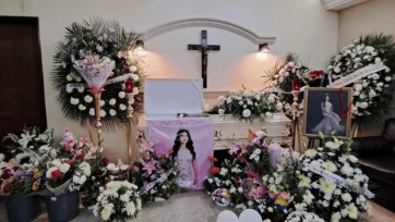 Dan último adiós a Dafne Zapata en Tamaulipas