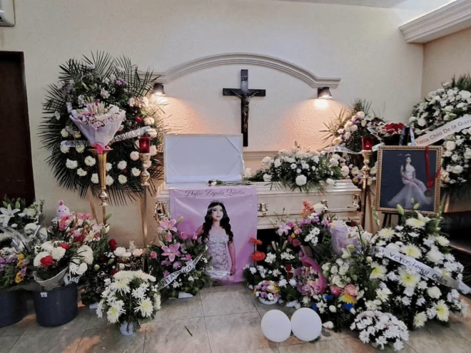 Dan último adiós a Dafne Zapata en Tamaulipas
