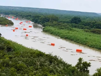 Monitorean autoridades creciente  del río Bravo