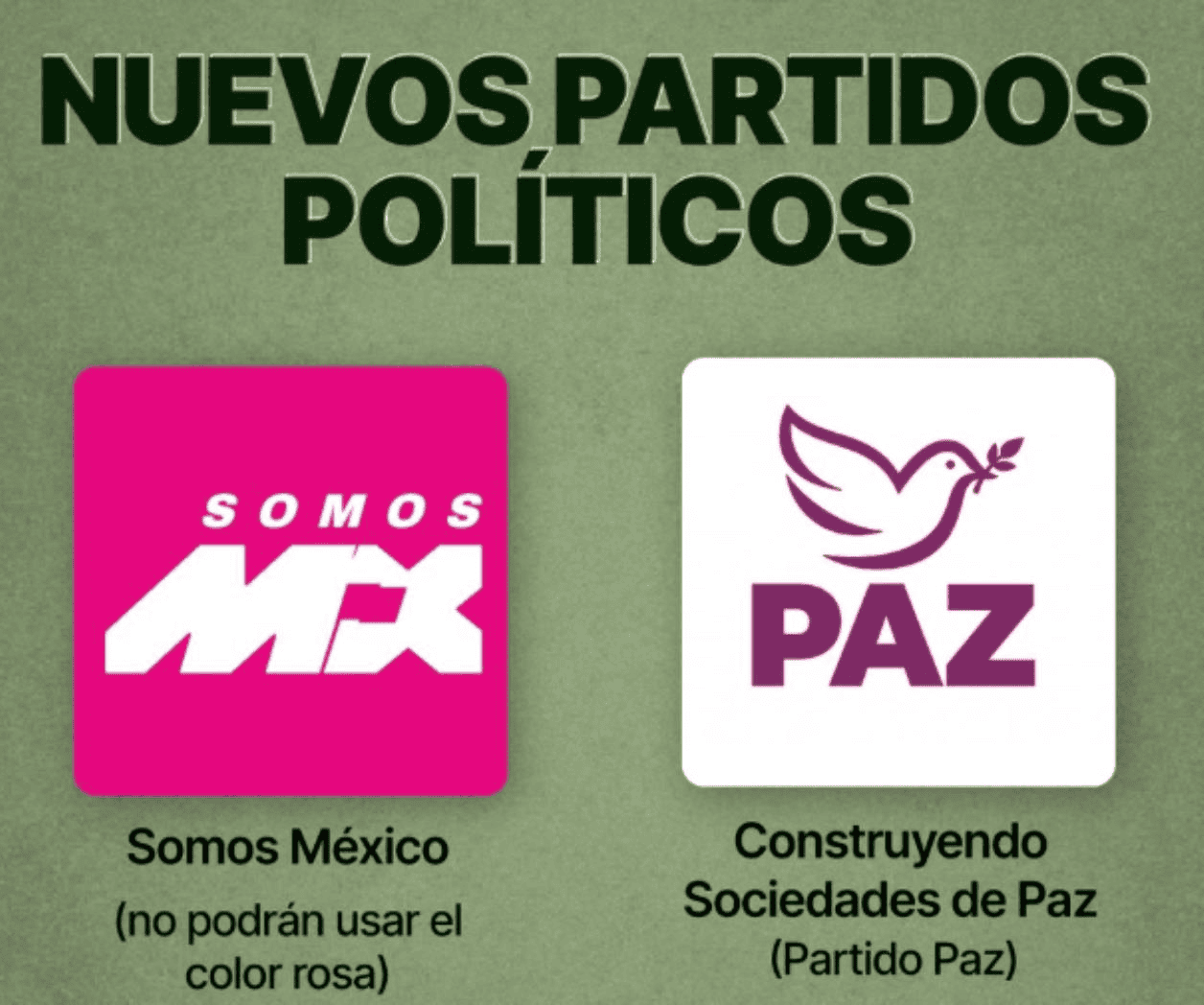 Nuevos partidos van por escaños federales