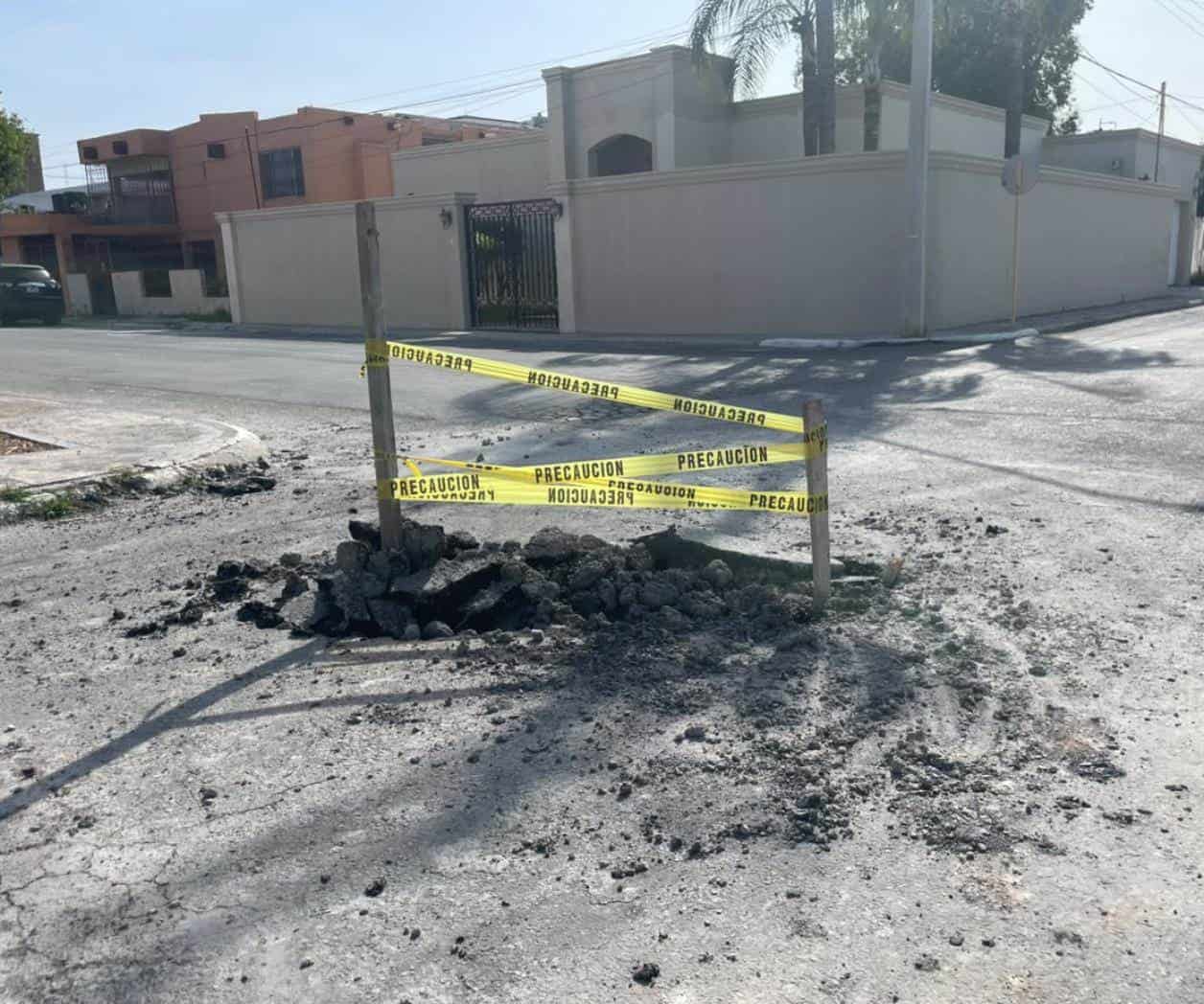 Denuncian riesgo por excavaciones abiertas