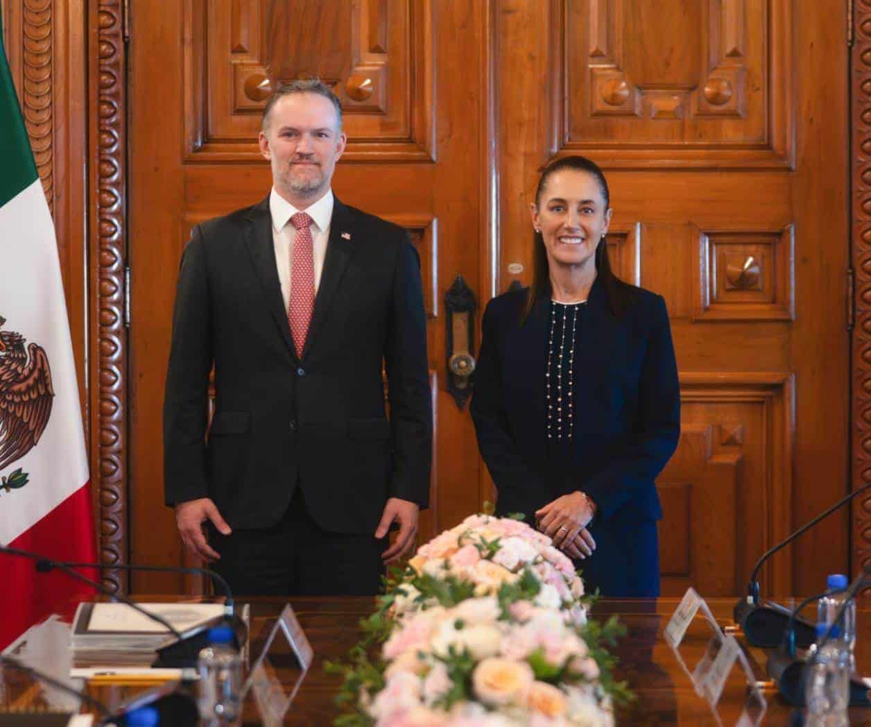 Sheinbaum se reúne con autoridades de EU por el T-MEC