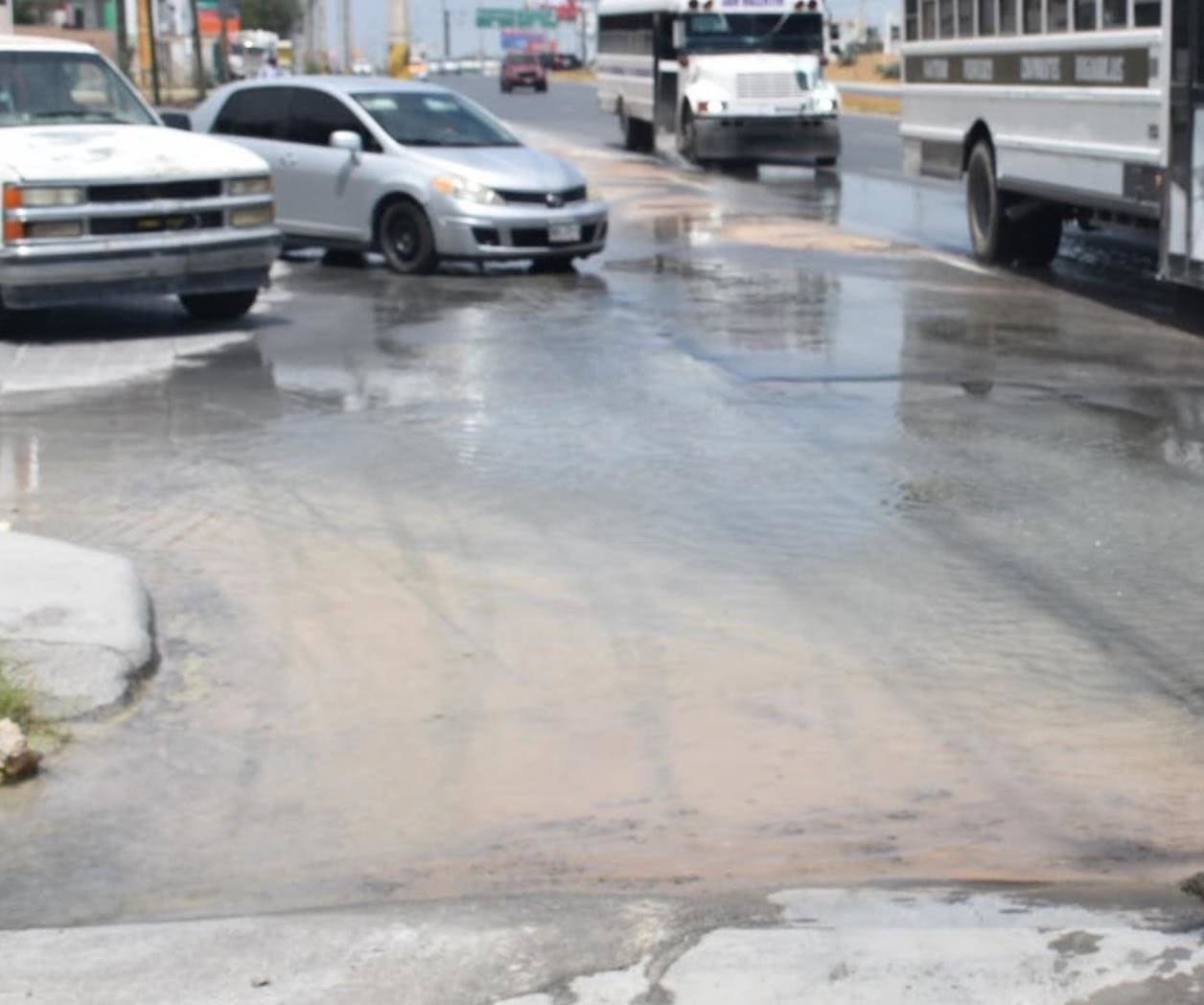 Fugas de agua no dan tregua