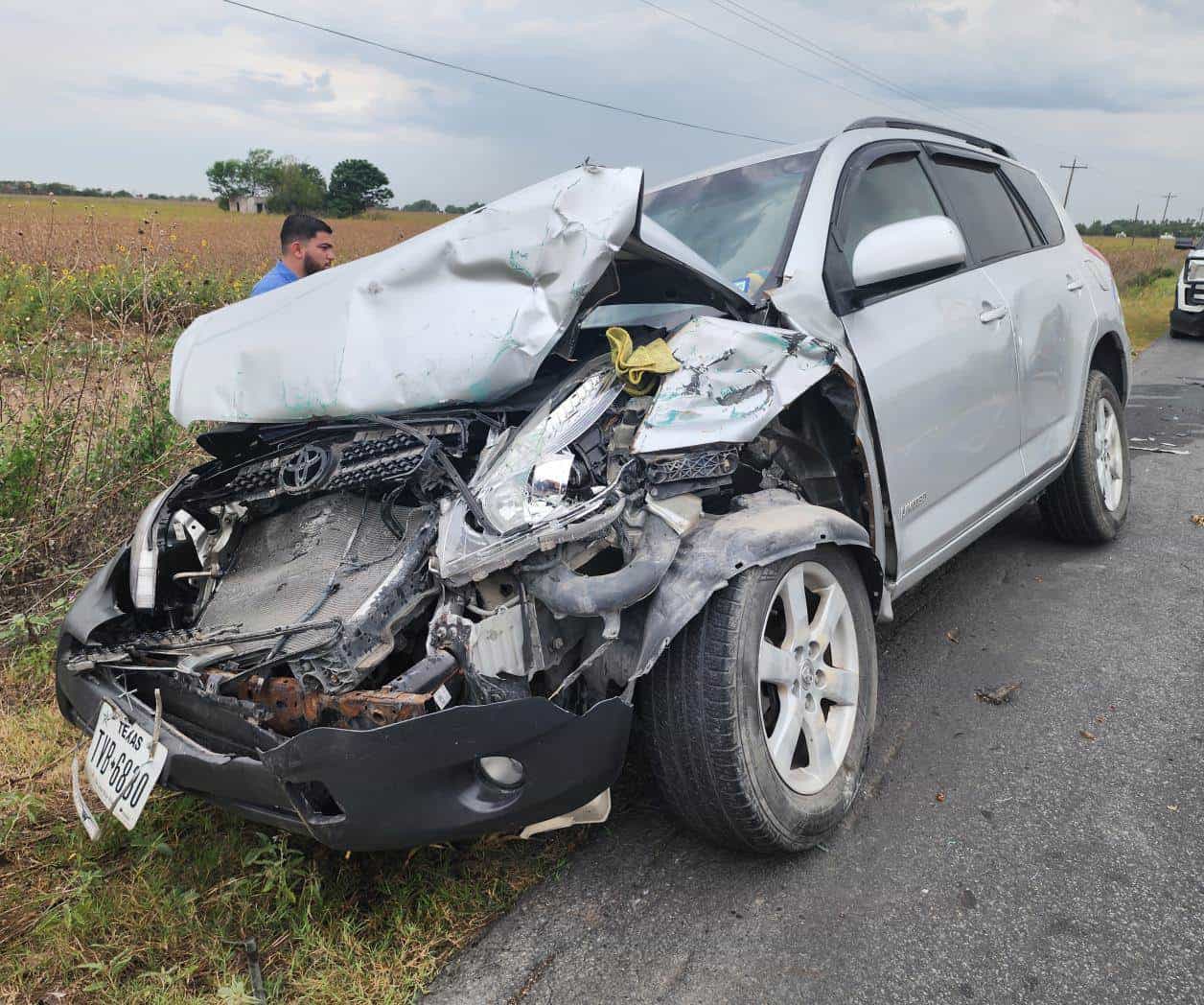 Se registra fuerte accidente en el kilómetro 128 de carretera 82