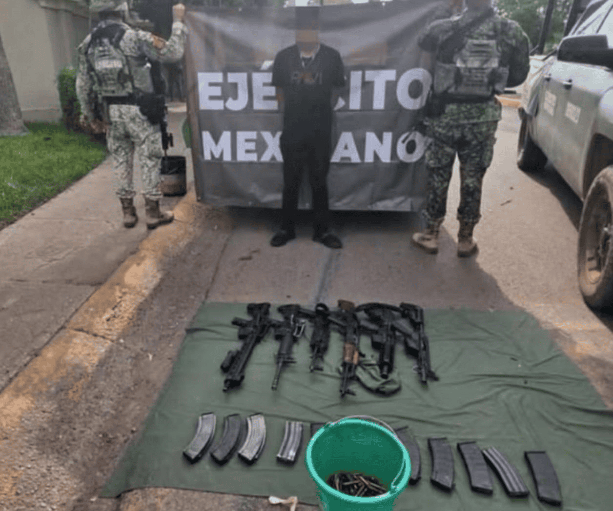 Enfrentamiento y persecución deja dos detenidos en Culiacán