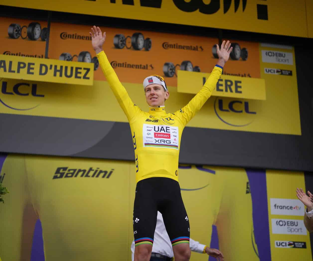 Cerca Pogacar de ganar su quinto título del Tour de Francia