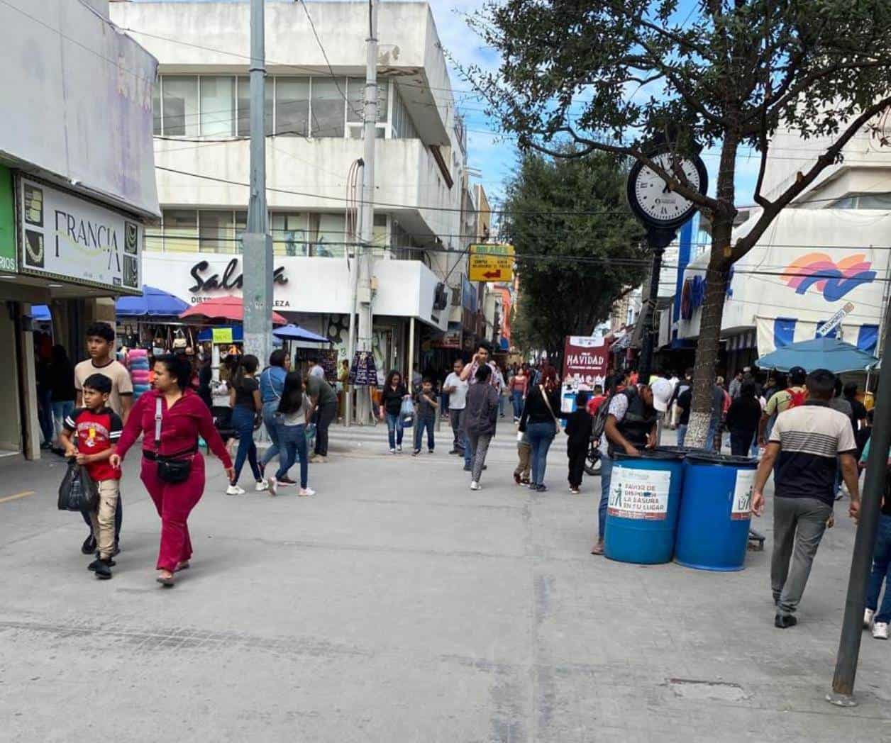 Bajan ventas en la calle peatonal por vacaciones