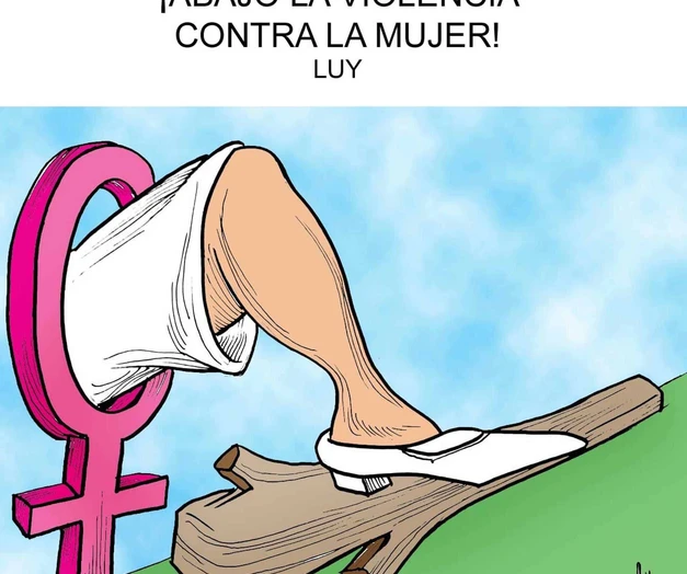 Abajo la violencia contra la mujer!
