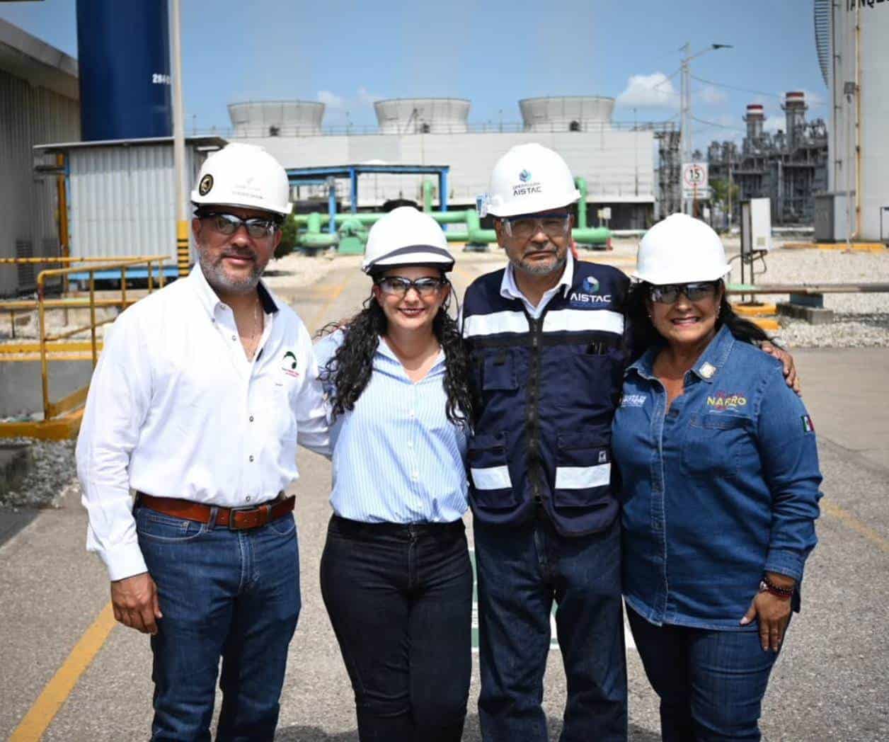 Olga Sosa destaca el potencial energético de Tamaulipas tras visita a Valia Energía