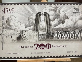 Matamoros conmemora su bicentenario con timbre postal