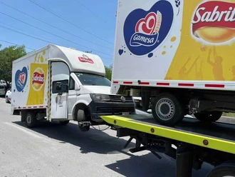 Llegan unidades de PepsiCo a Matamoros tras incendio