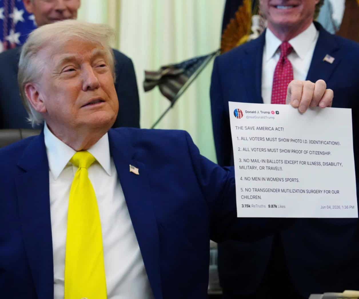 Trump podría lucrarse con anuncios sobre política al vender acceso rápido a sus publicaciones
