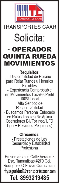(LOGO) TRANSPORTES CAAR