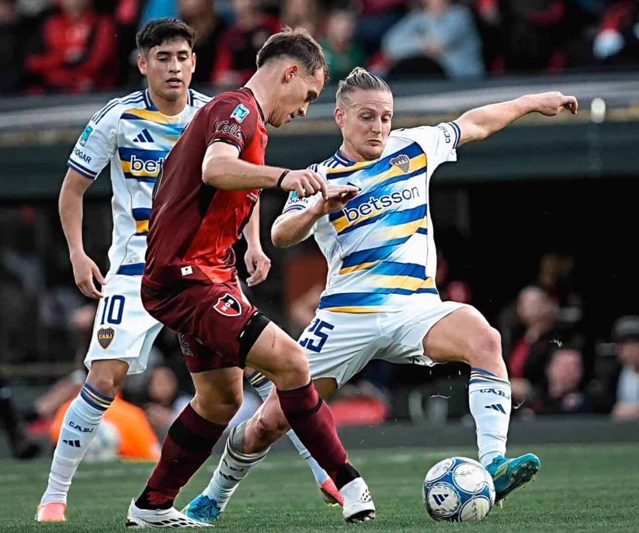 Newell’s Old Boys y Boca igualan en partido parejo
