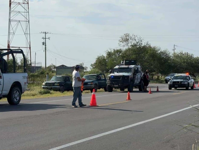  Muere conductor calcinado tras chocar en Reynosa